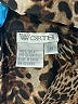Worth Animal Print Brown Sleeveless Blouse Size 6 - photo 6