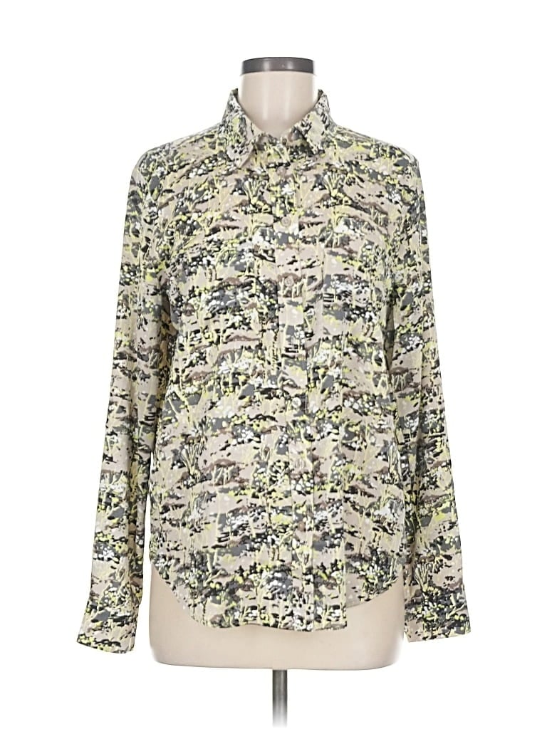 ANN TAYLOR Pre-owned Long Sleeve Blouse In White