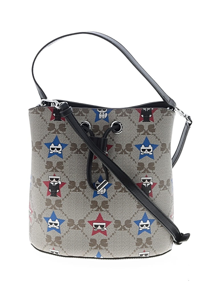 Pre-owned Karl Lagerfeld Satchel In Brown