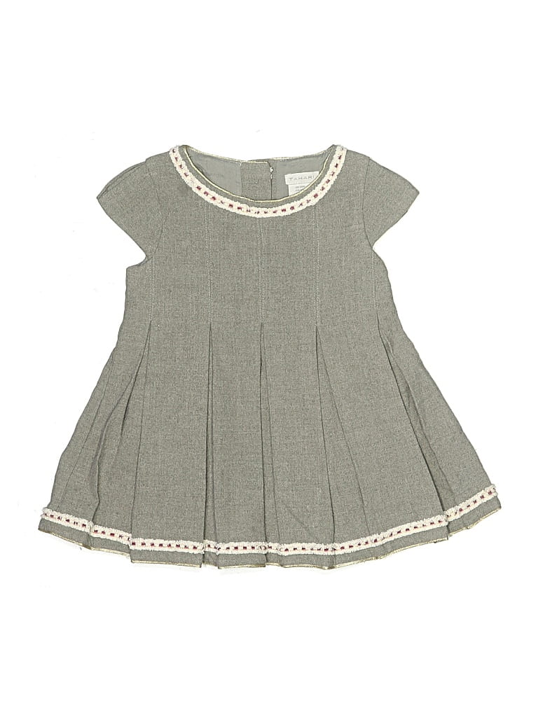 Pre-owned Tahari Kids' Dress In Gray