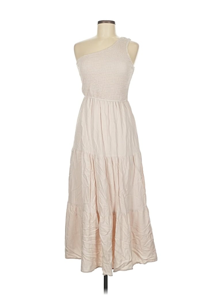 Pre-owned Zesica Casual Dress In Brown