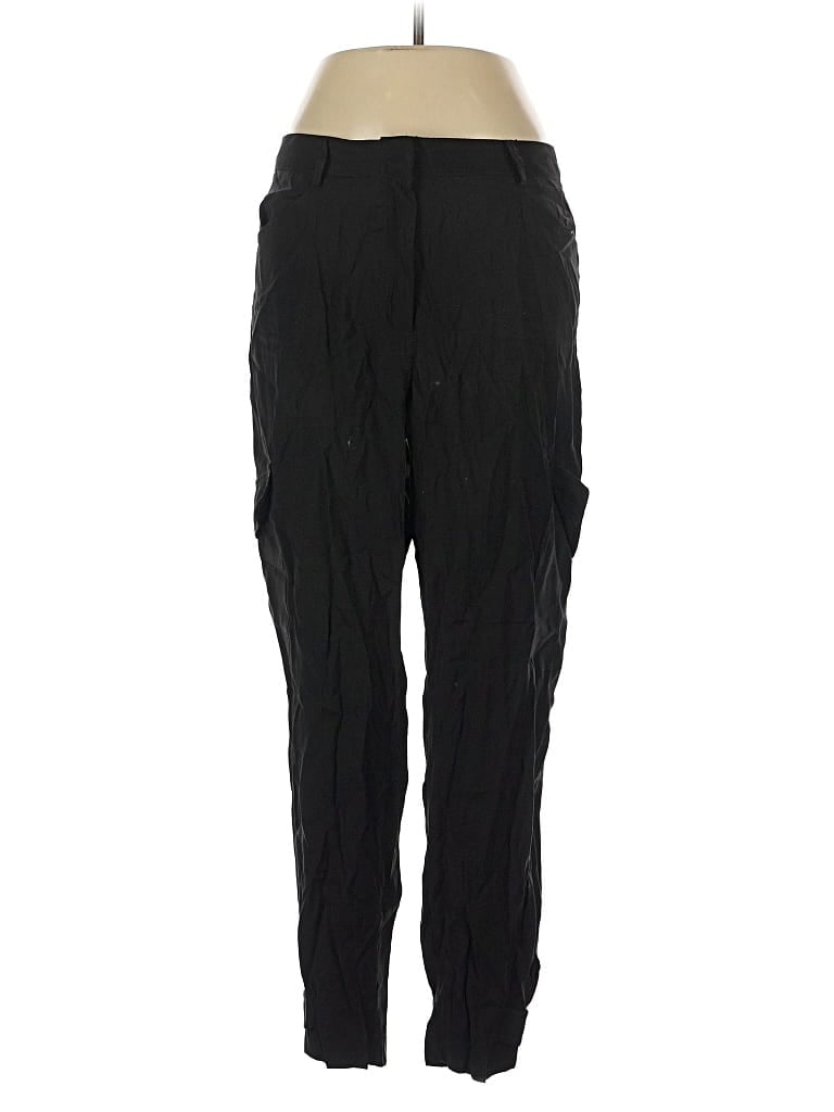 Pre-owned Max Studio Cargo Pants In Black