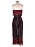Free People 100% Rayon Paisley Red Jumpsuit Size XS - photo 2