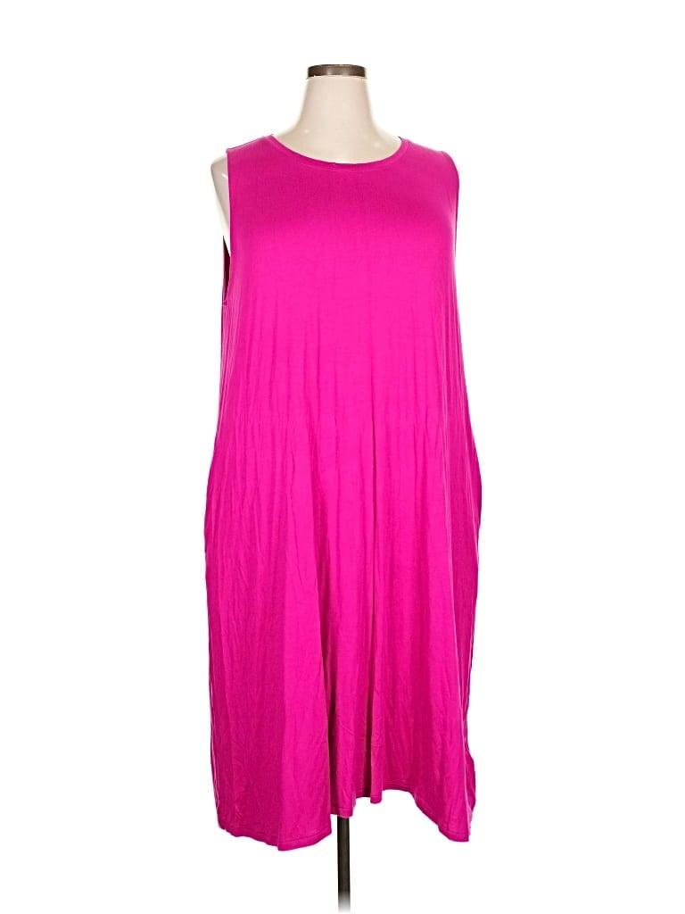 Pre-owned Lularoe Casual Dress In Pink