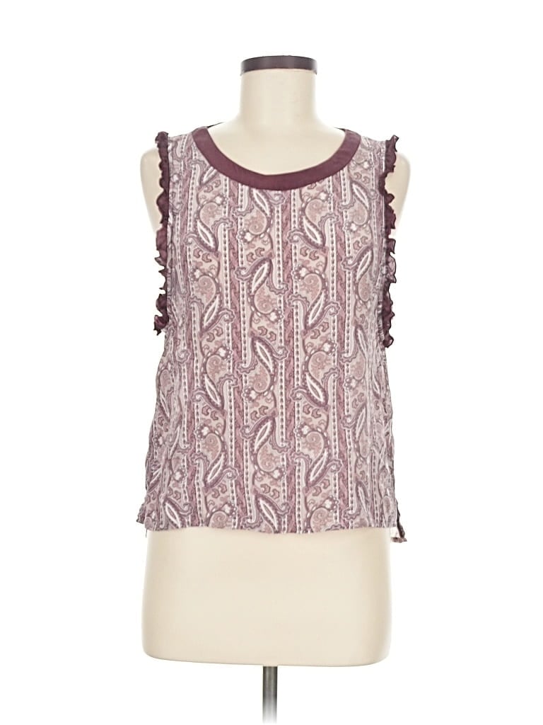 Pre-owned Chaser Sleeveless Blouse In Purple