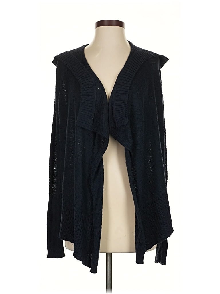 Pre-owned Hollister Cardigan Sweater In Black