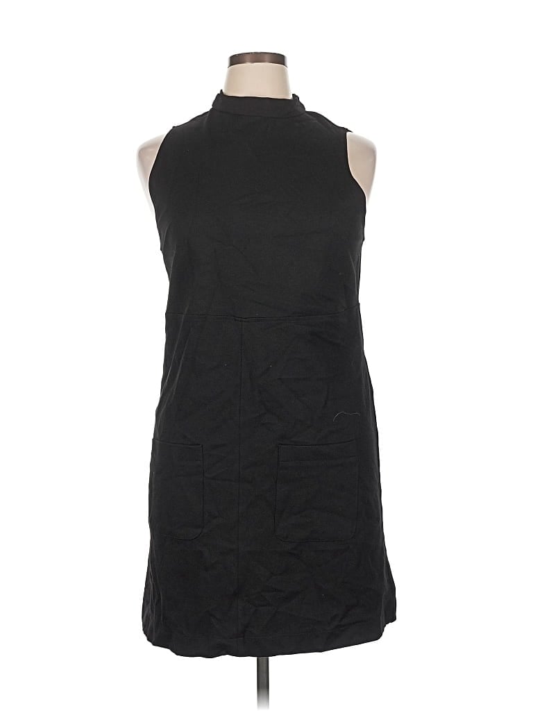 Pre-owned Mng Casual Dress In Black