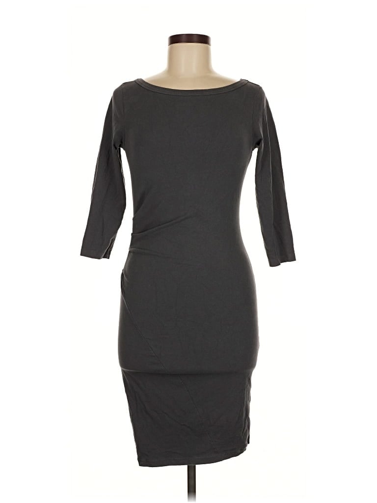 Pre-owned James Perse Cocktail Dress In Gray