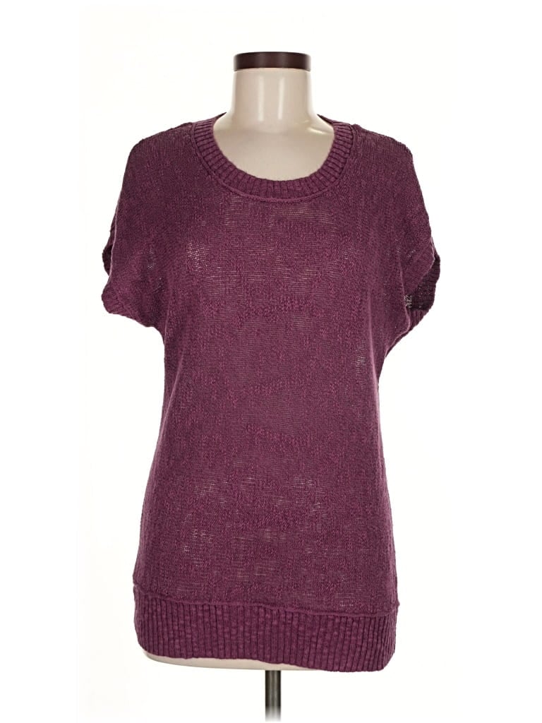 Pre-owned Eddie Bauer Sweater Vest In Purple