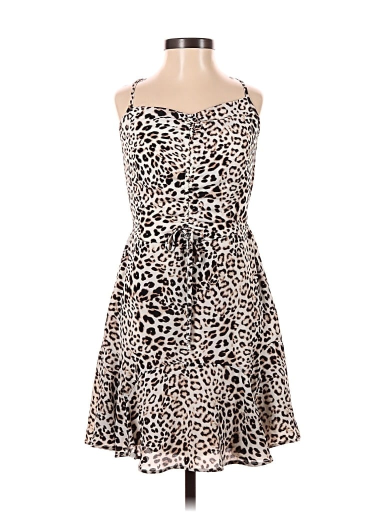 Pre-owned Row A Casual Dress In Brown