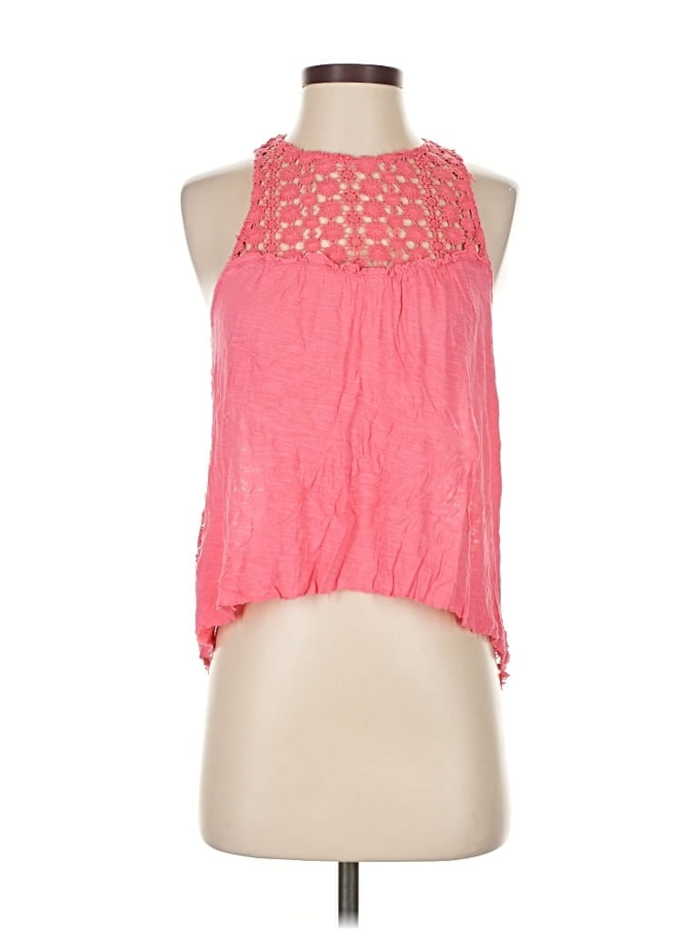 ABERCROMBIE & FITCH Pre-owned Sleeveless Blouse In Pink