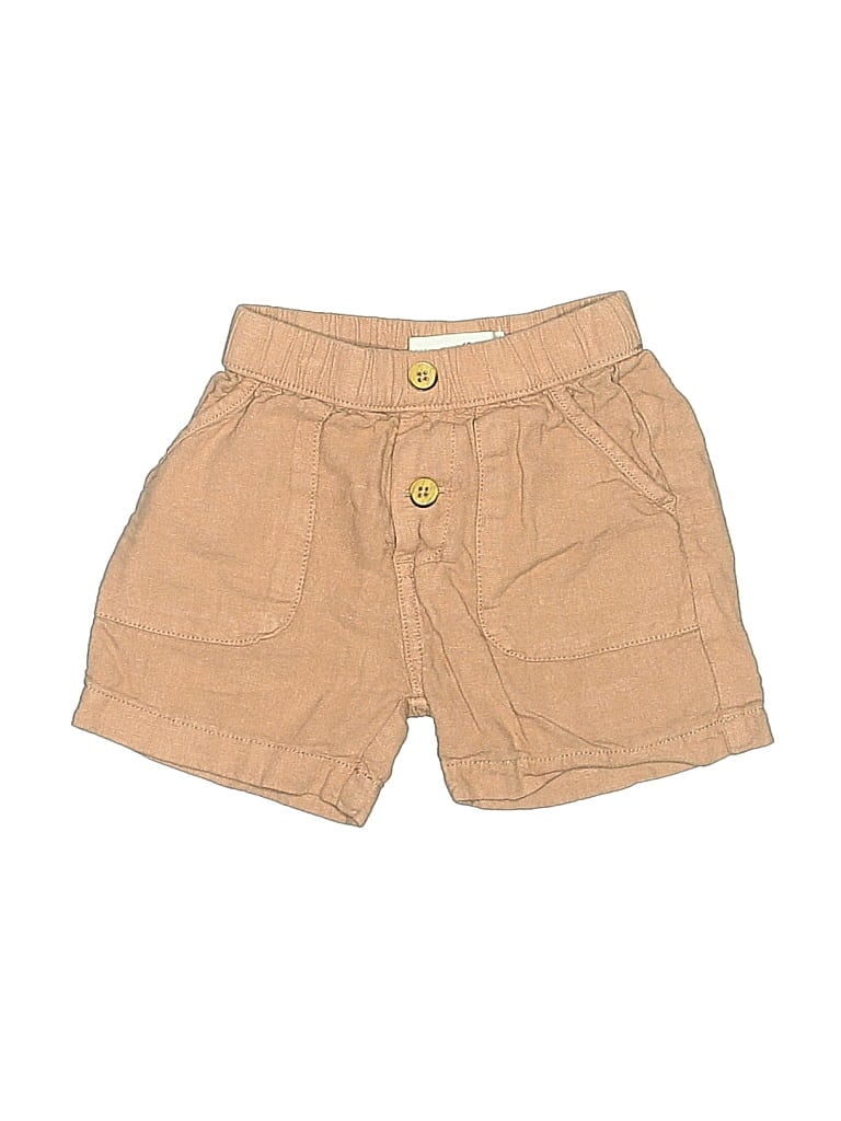 Pre-owned Zara Kids' Khaki Shorts In Brown