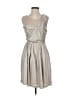 Ryu Gray Tan Cocktail Dress Size S - photo 1