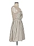 Ryu Gray Tan Cocktail Dress Size S - photo 4