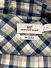 Vineyard Vines 100% Polyester Checkered-gingham Blue Long Sleeve Blouse Size 4 - photo 7