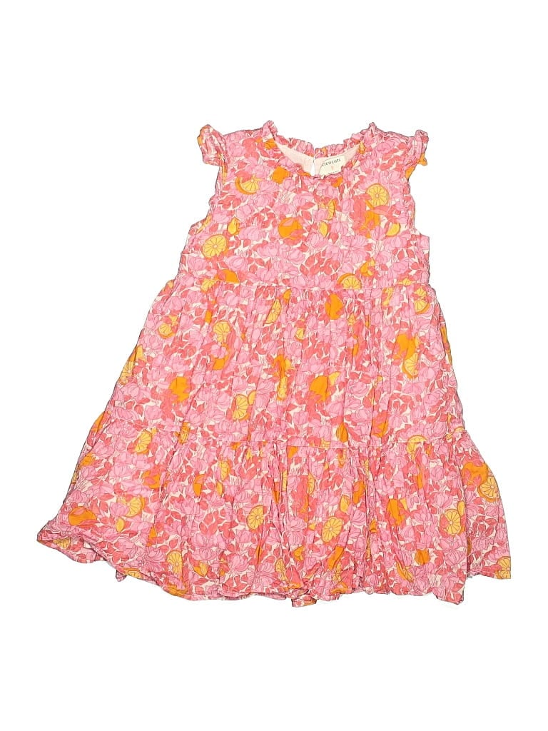 Pre-owned Crewcuts Kids' Dress In Pink