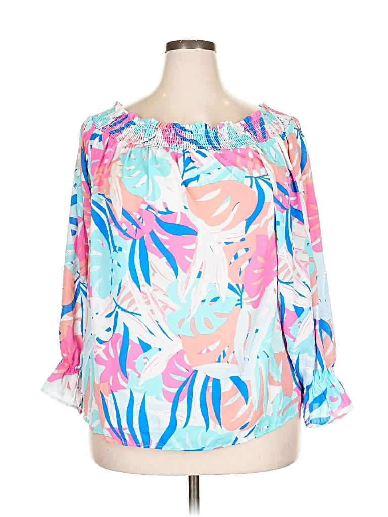 Click to view more detailed imagery on our partner's website Pre-owned Unbranded 3/4 Sleeve Blouse In Pink