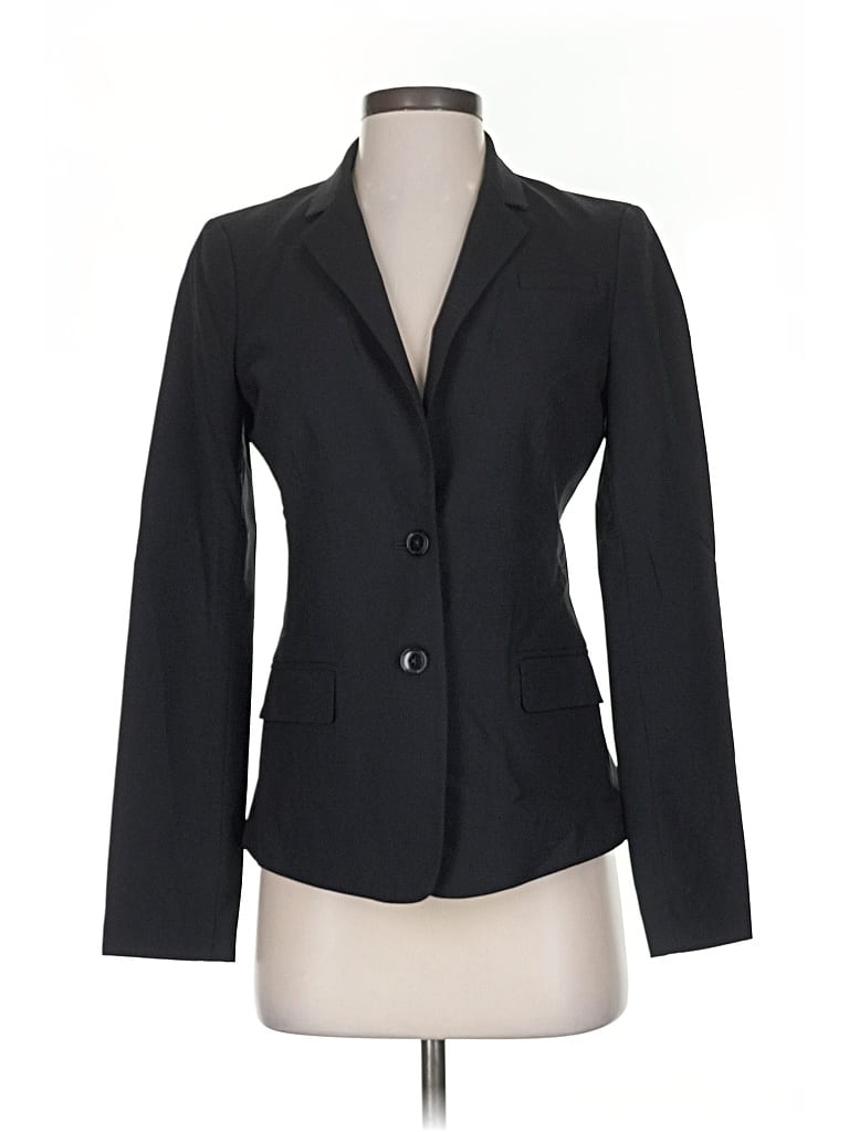 Click to view more detailed imagery on our partner's website Pre-owned Banana Republic Wool Blazer Jacket In Black