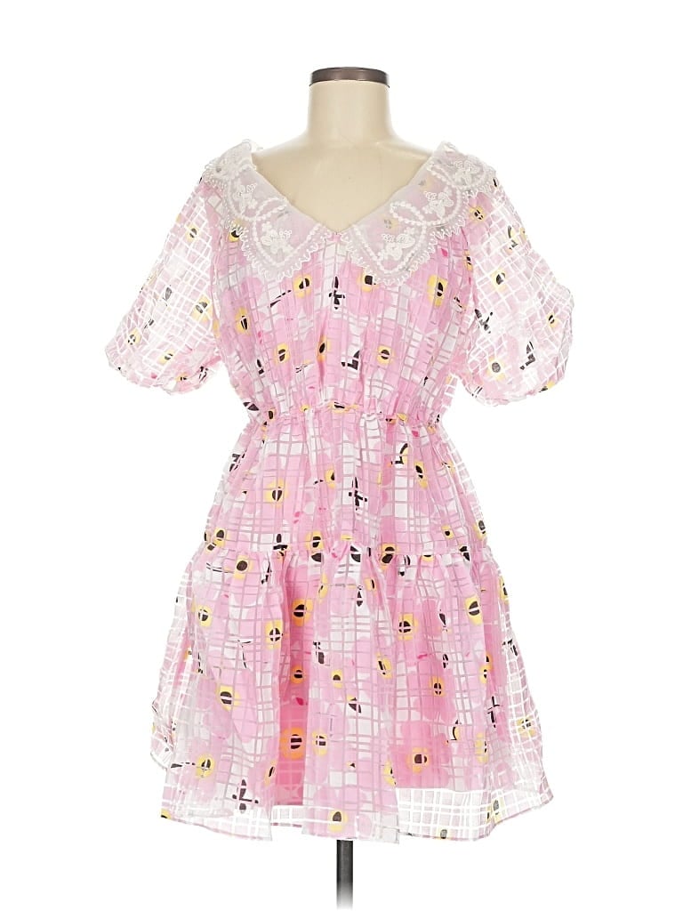 Pre-owned Assorted Brands Cocktail Dress In Pink