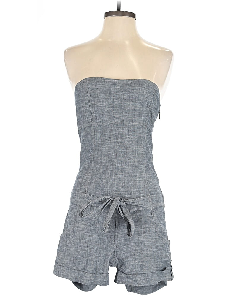 Velvet Heart Romper In Gray