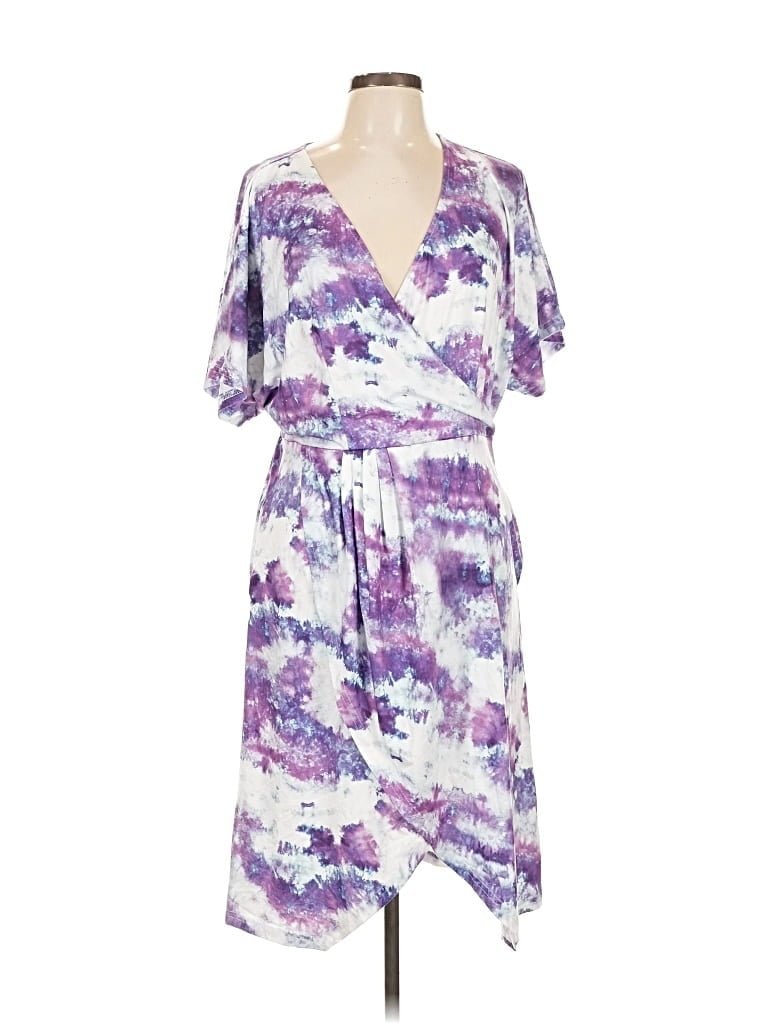 Pre-owned Assorted Brands Casual Dress In Purple