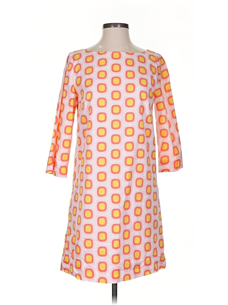 Pre-owned Lesley Evers Casual Dress In Orange