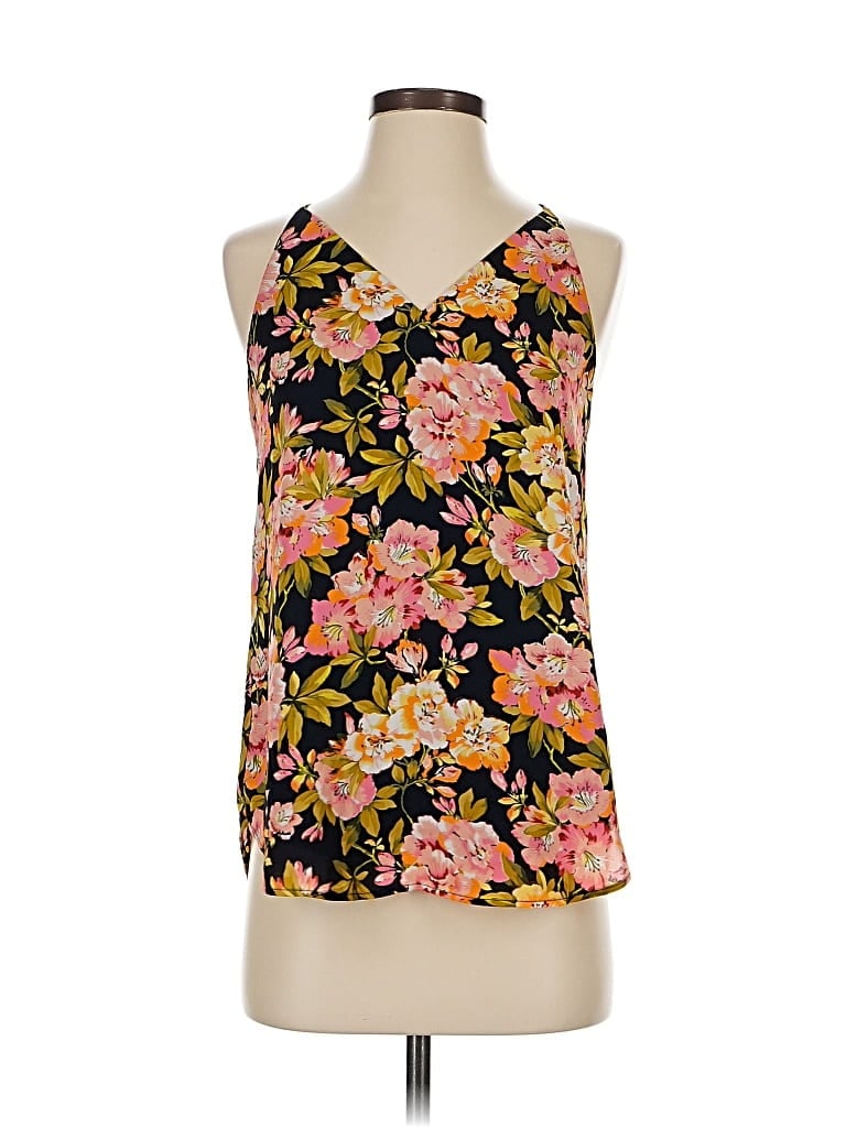 Pre-owned Ann Taylor Loft Sleeveless Blouse In Black