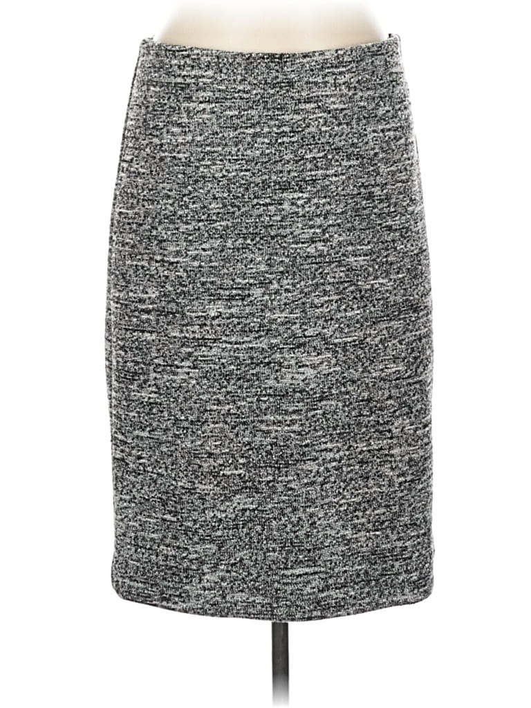 Pre-owned Ann Taylor Casual Skirt In Gray
