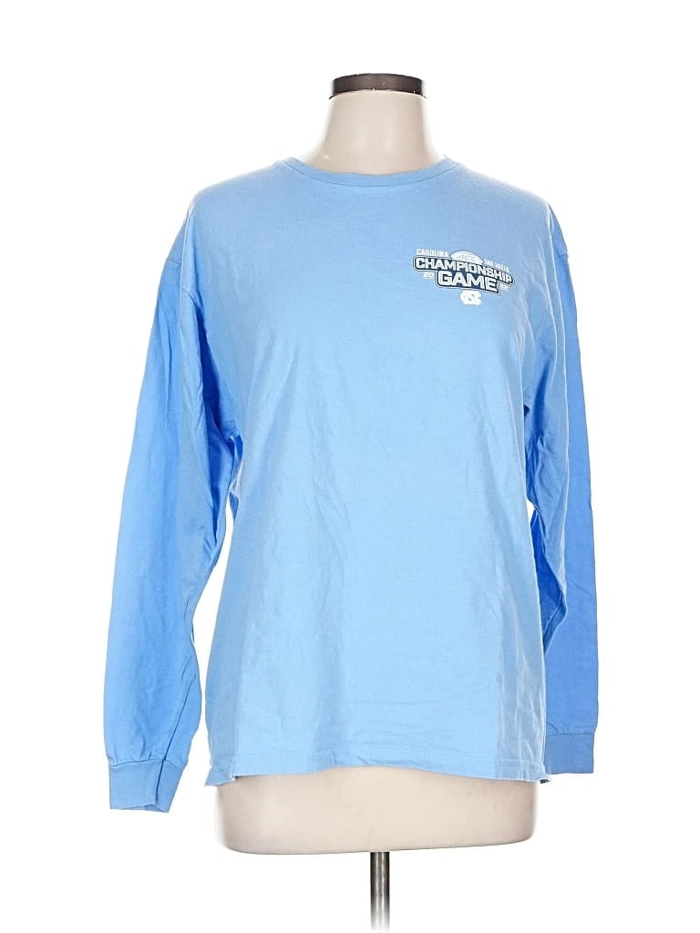 Pre-owned Assorted Brands Long Sleeve T-shirt In Blue
