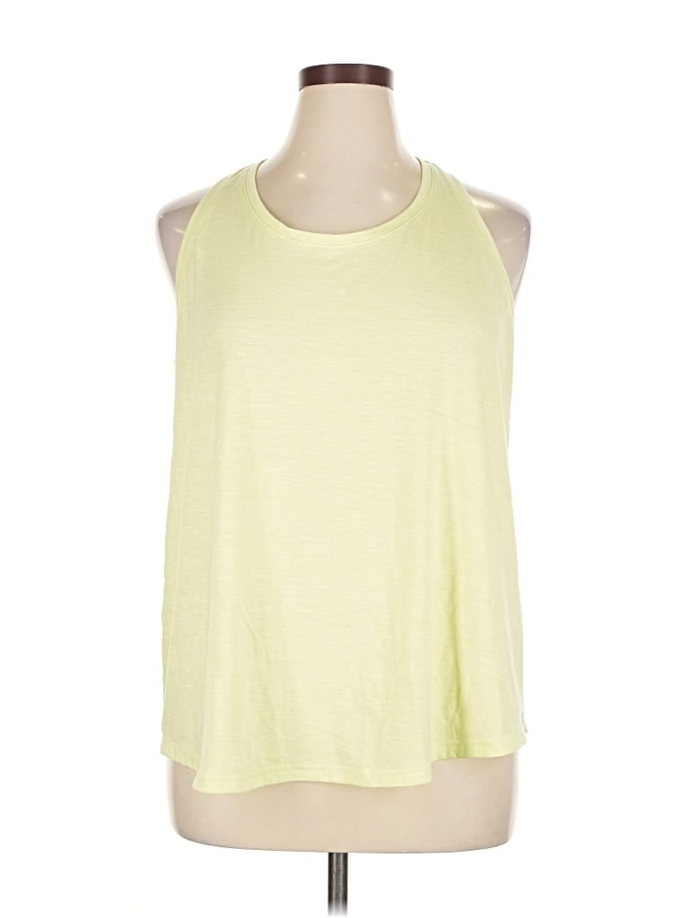 Pre-owned Tek Gear Sleeveless T-shirt In Yellow