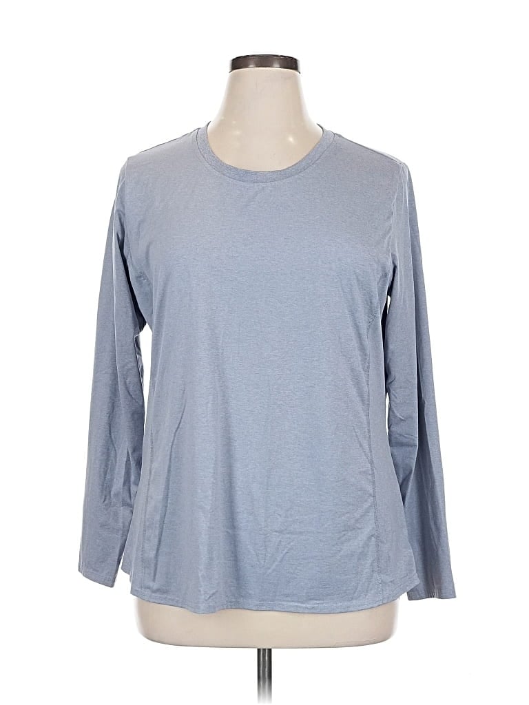Pre-owned Ridgecut 3/4 Sleeve T-shirt In Blue