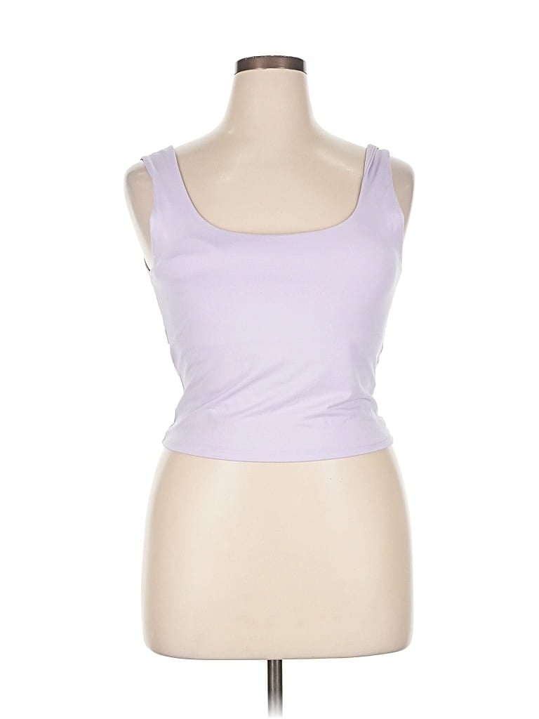 Click to view more detailed imagery on our partner's website Pre-owned Fabletics Tank Top Purple Strapless Neckline Tops