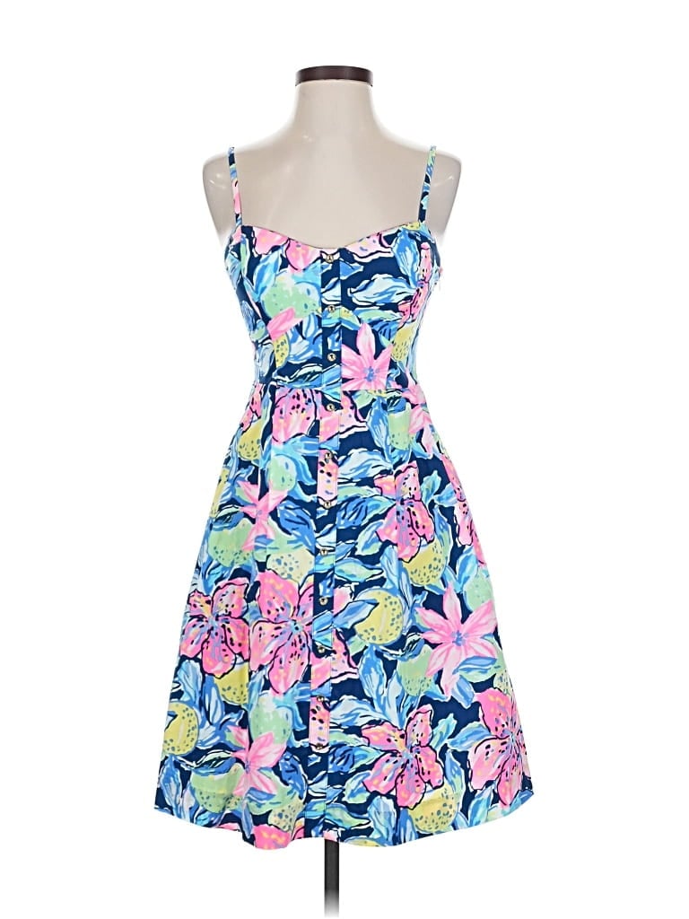 Click to view more detailed imagery on our partner's website Pre-owned Lilly Pulitzer Cocktail Dress In Blue