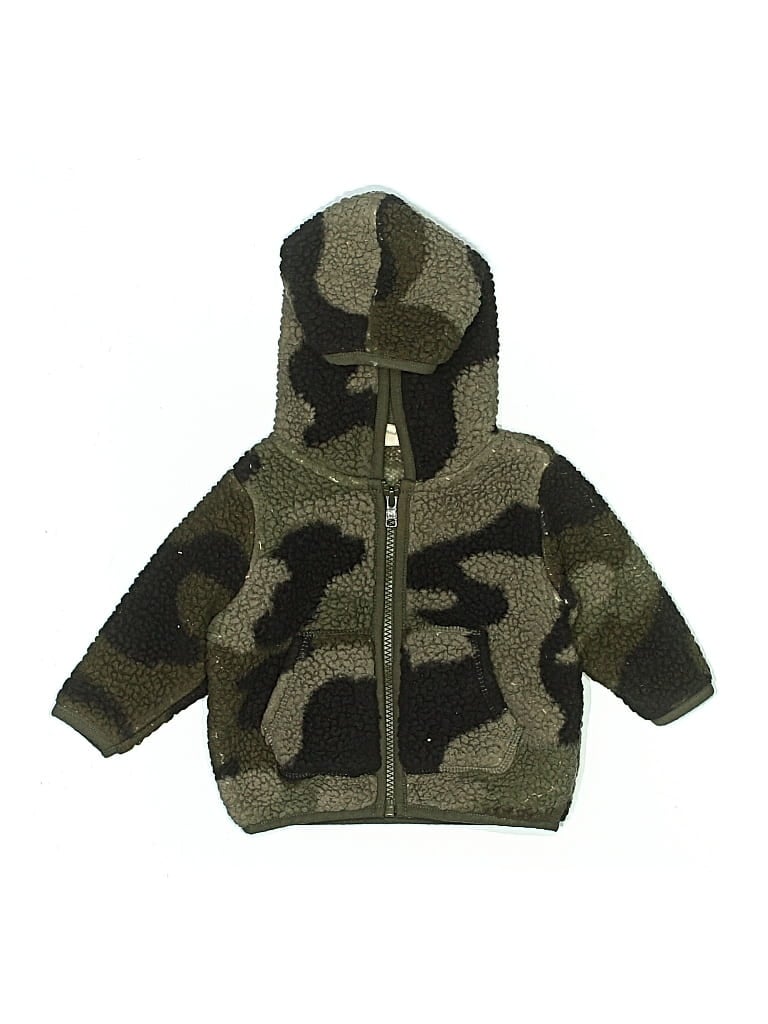 Pre-owned Tucker + Tate Babies' Zip Up Hoodie In Green