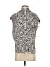 Ann Taylor LOFT 100% Polyester Animal Print Ivory Sleeveless Blouse Size S - photo 1