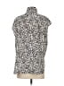 Ann Taylor LOFT 100% Polyester Animal Print Ivory Sleeveless Blouse Size S - photo 2
