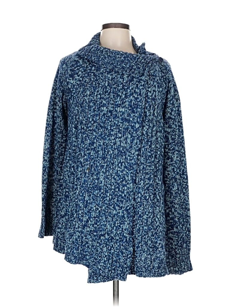 Pre-owned Ann Taylor Factory Pullover Sweater In Blue