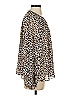 Maeve 100% Polyester Animal Print Brown Long Sleeve Blouse Size XS - photo 4