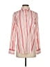 J.Crew 100% Cotton Stripes Red Long Sleeve Button-Down Shirt Size 2 - photo 1
