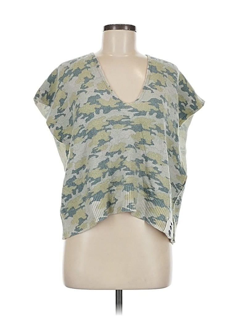 Pre-owned We The Free Cardigan Sweater In Green