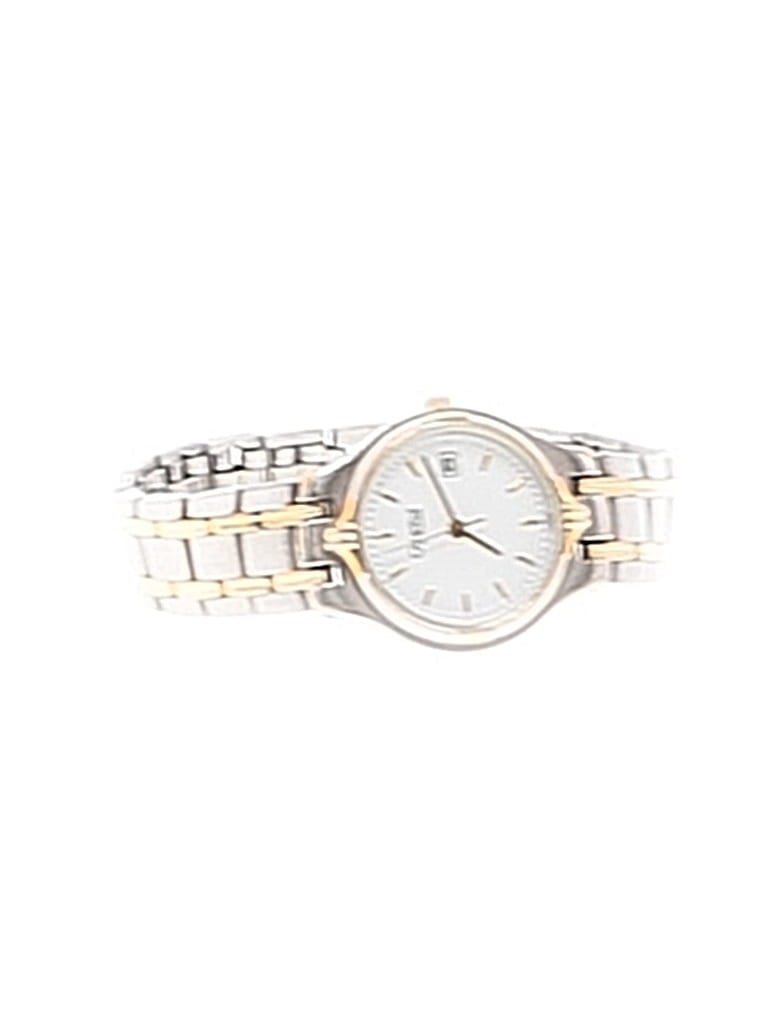 Pre-owned Caravelle Watch In Silver
