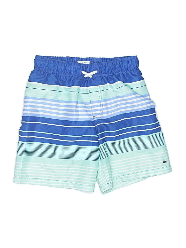 Pre-owned Crown & Ivy Kids' Board Shorts In Blue