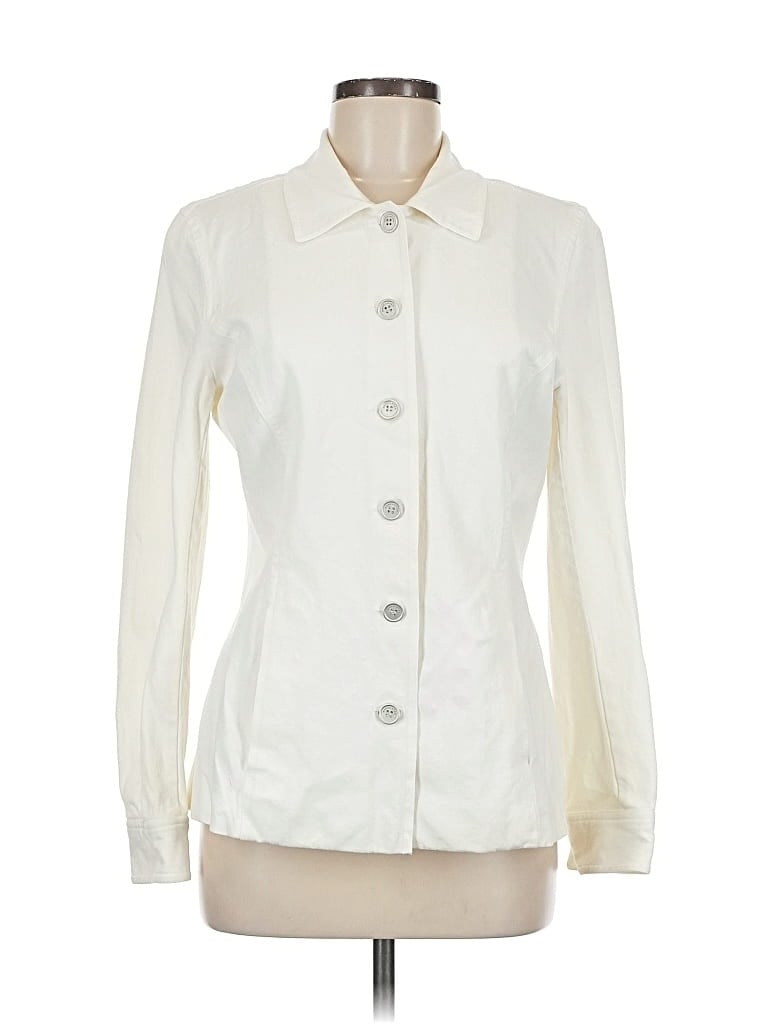 Pre-owned Doncaster Collection Jacket In White