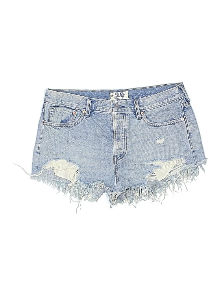 Pre-owned We The Free Denim Shorts In Blue