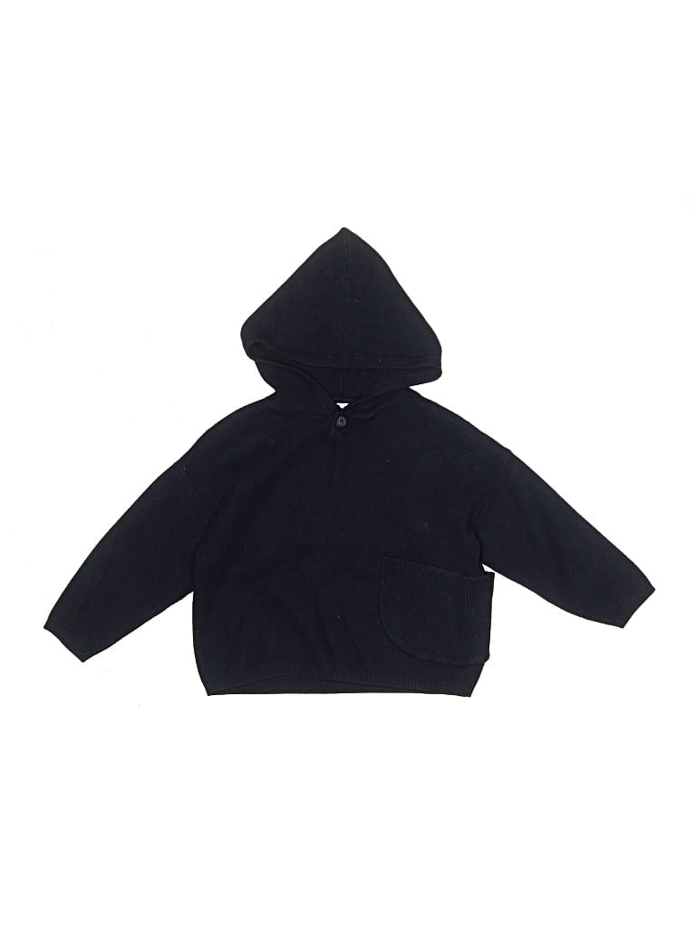 Pre-owned Zara Kids' Pullover Hoodie In Blue