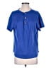 Unbranded Blue Short Sleeve Henley Size M - photo 1