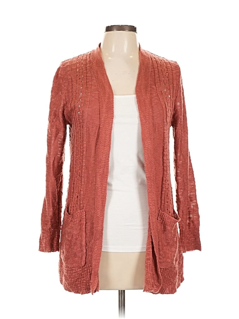 LOVE ELLIE Pre-owned Cardigan Sweater In Orange