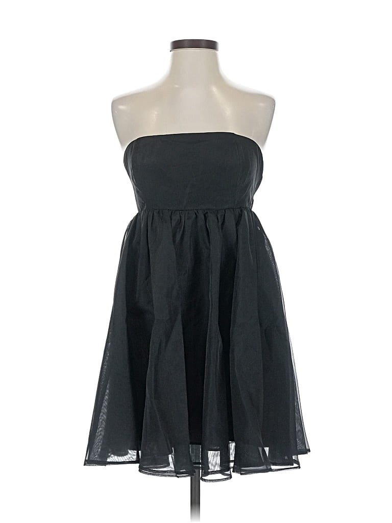 Pre-owned Cotton Candy La Cocktail Dress In Black