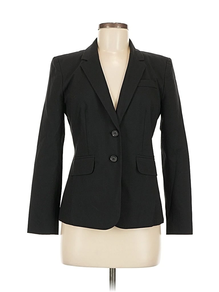 Pre-owned Halogen Blazer Jacket In Black