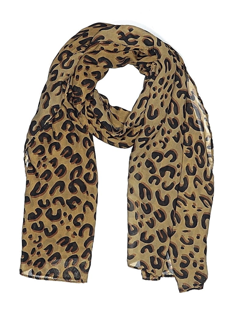 Pre-owned Unbranded Scarf In Brown